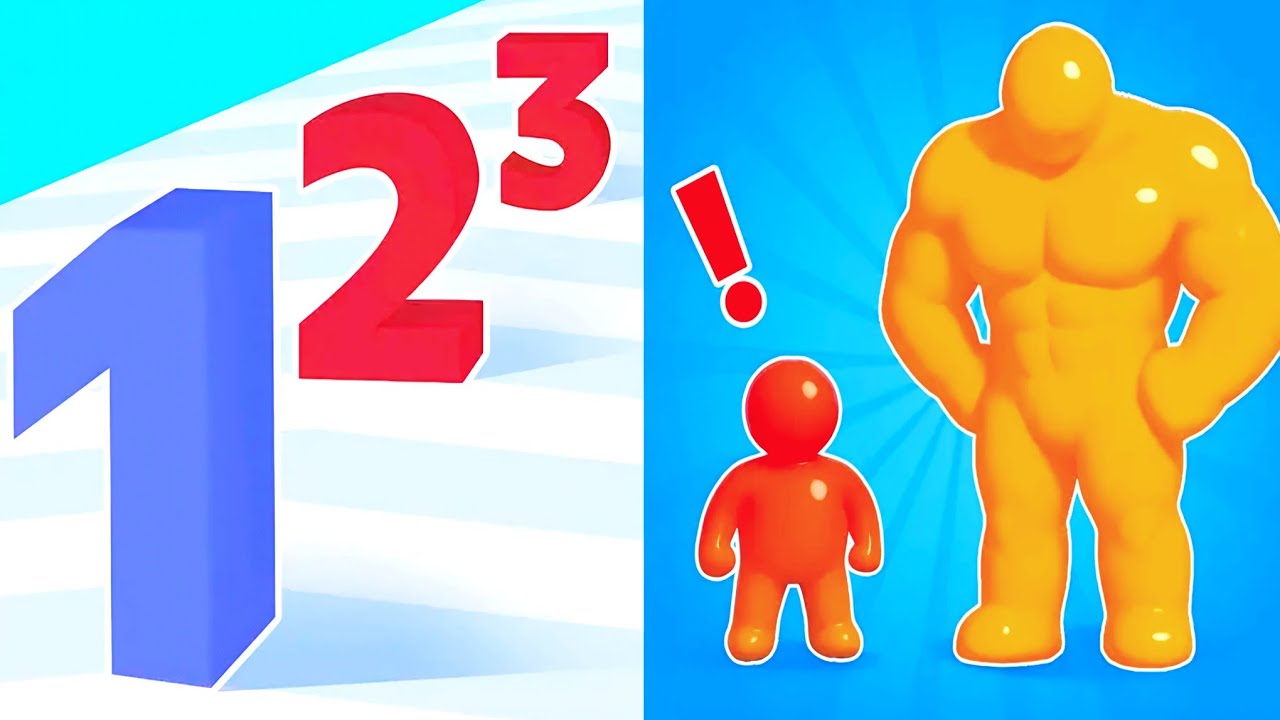 Tall Man Run vs Number Master Max Levels Unlocked Gameplay