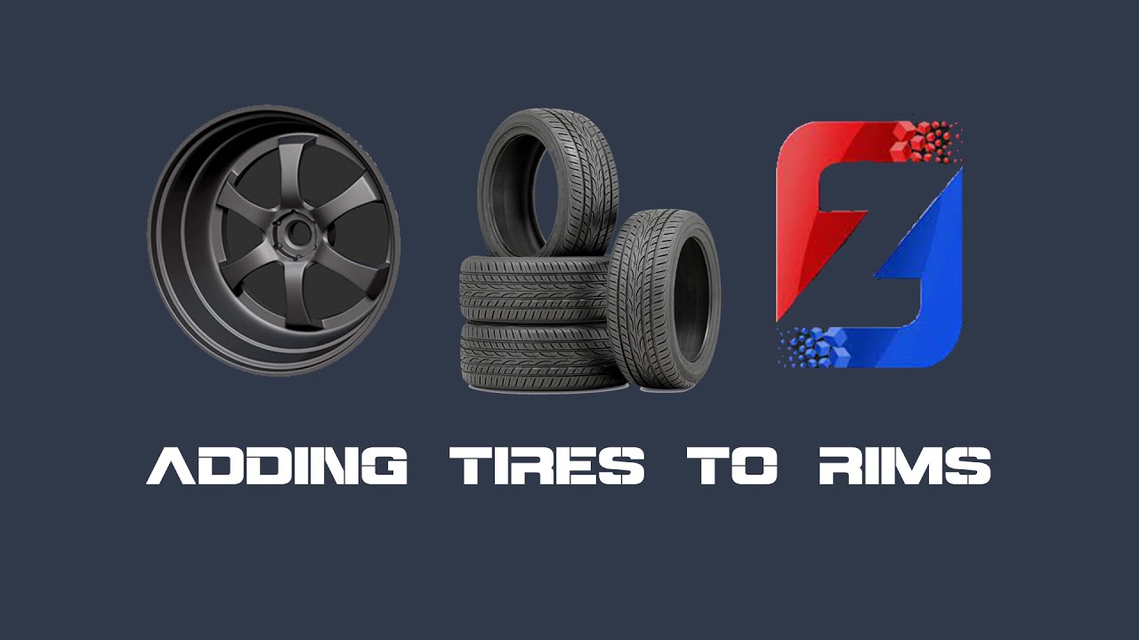 How to ADD Tires to Rims and Setup Wheels Zmodeler Fivem