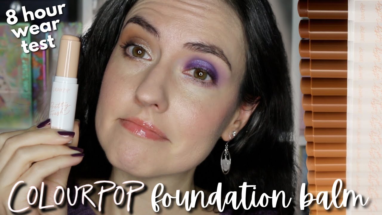 NEW ColourPop Pretty Fresh FOUNDATION BALM | Dry Skin Review + Wear Test!