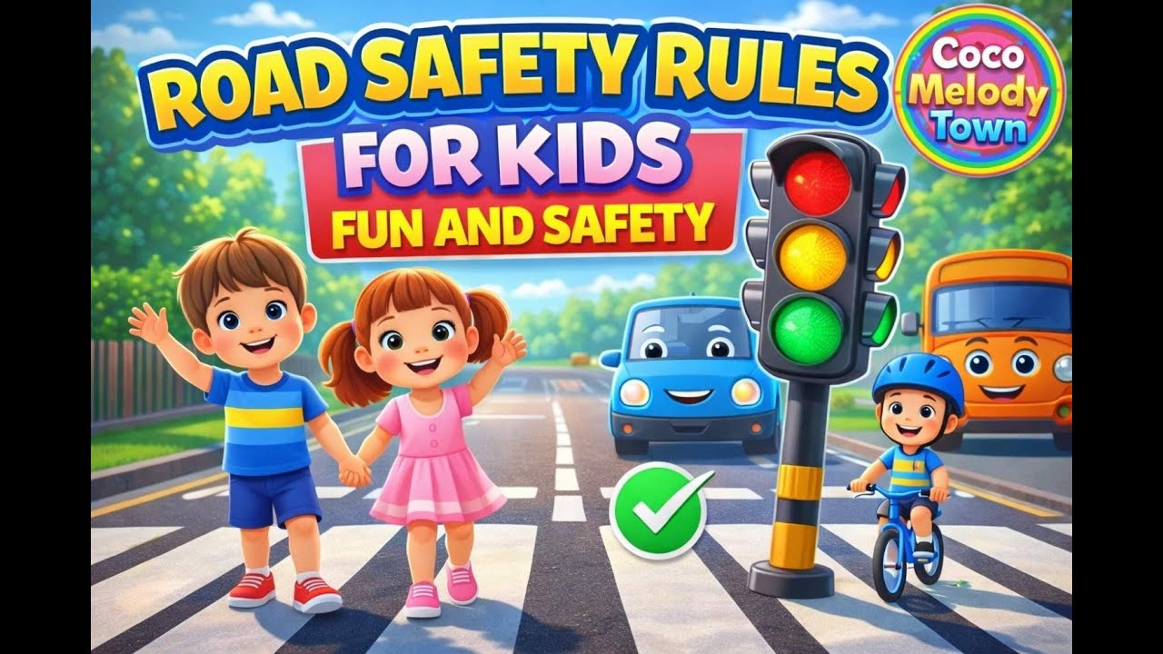 ROAD SAFETY FOR KIDS FUN AND DANCING