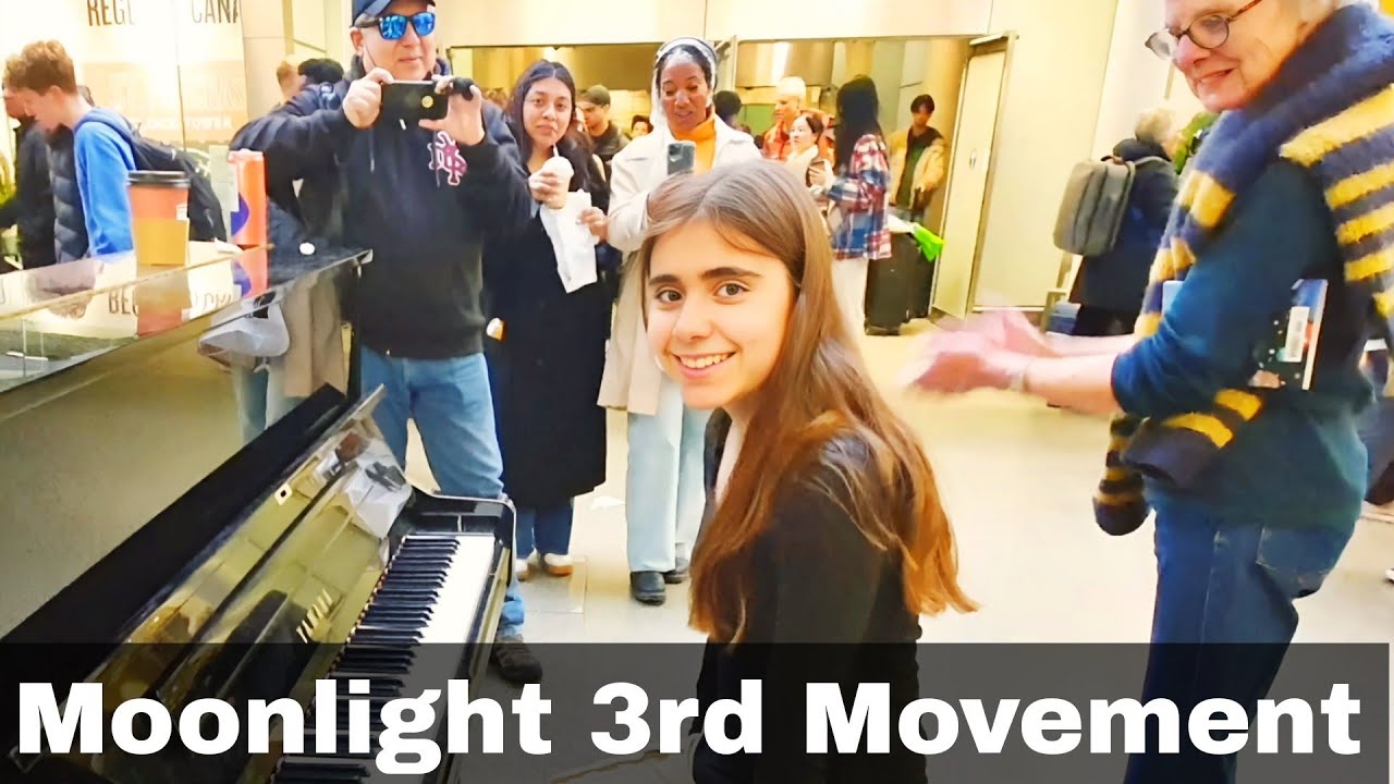 Moonlight Sonata (3rd Movement) - On The Public Piano #beethoven #moonlight
