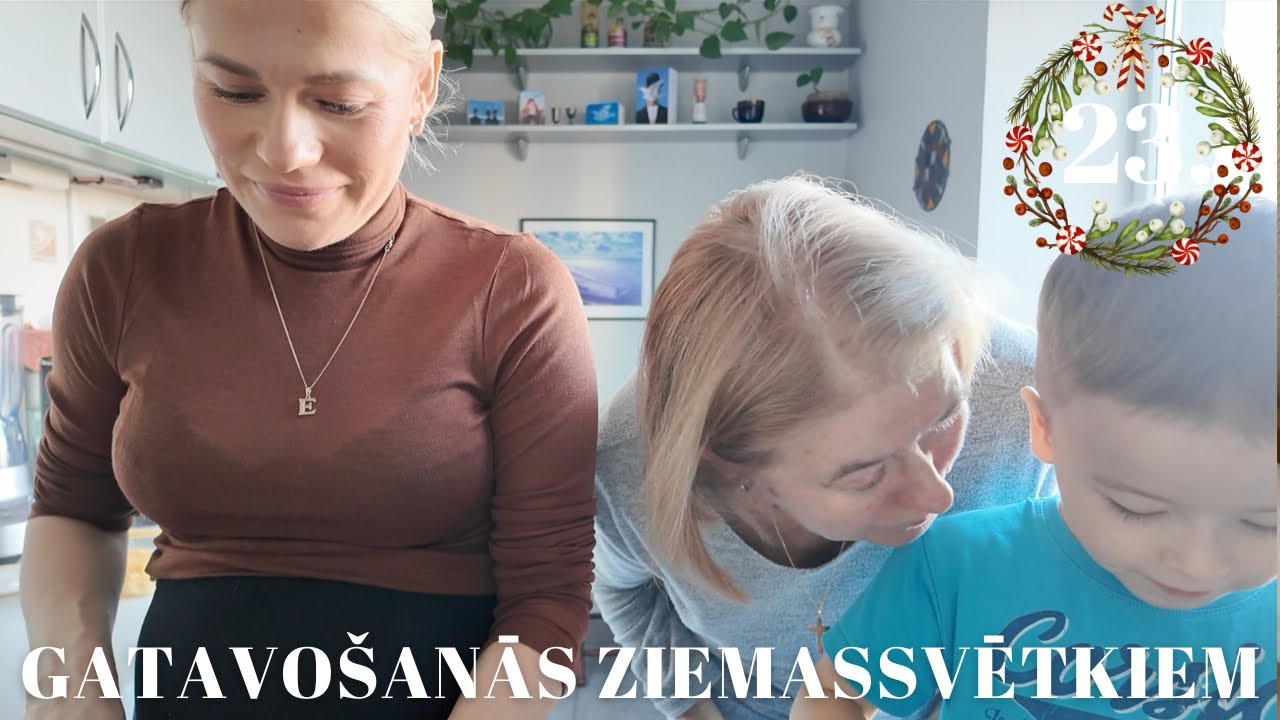 GATAVOJAMIES ZIEMASSVĒTKIEM. ROSOLA PIRKŠANA & GARDUMU PIRKŠANA. VLOGMAS DIENA 23