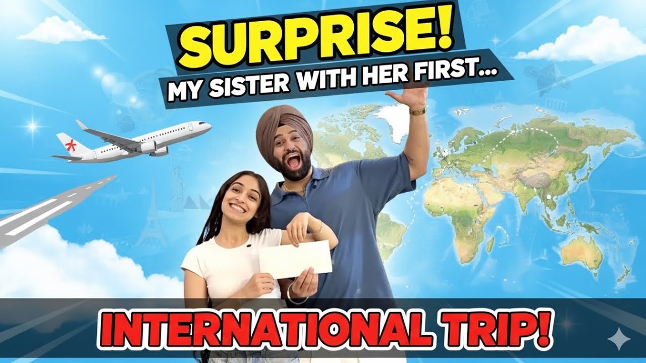 Surprising my sister with her first international trip 🥺