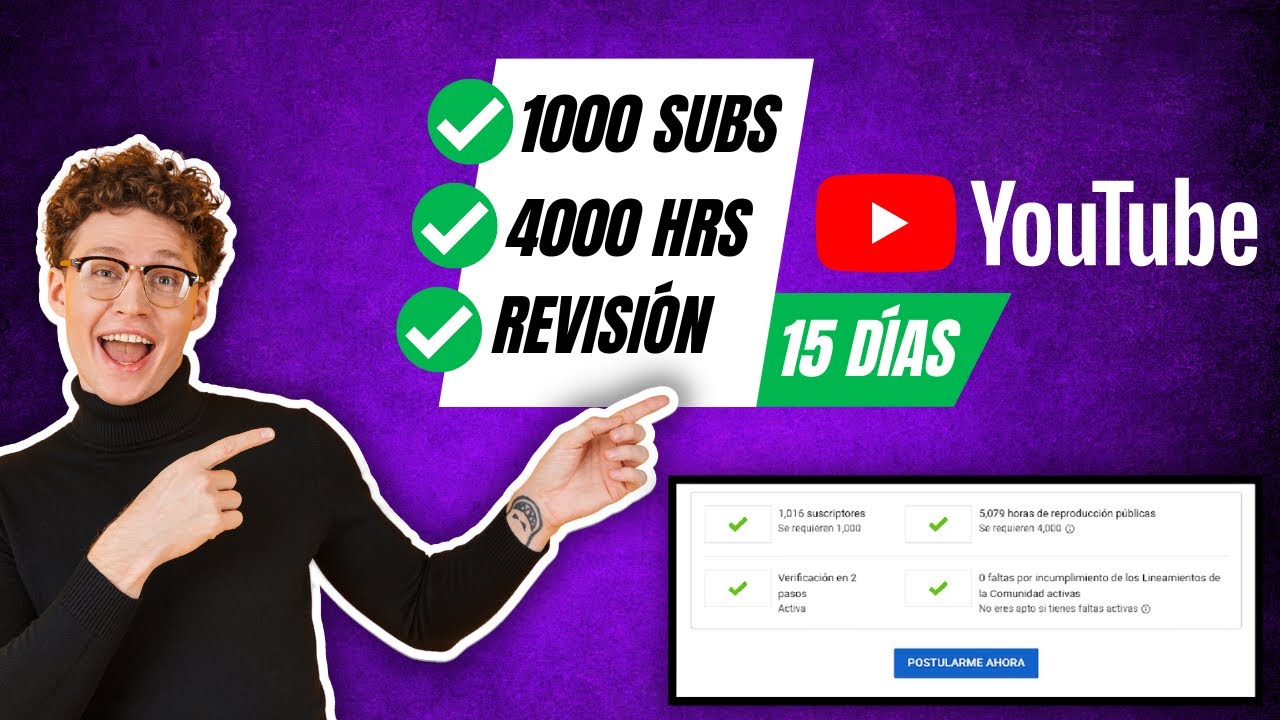 🚀 Como comprar 1000 suscriptores y 4000 horas para YouTube ✅ Monetizar Canal 🤑 NO BOTS