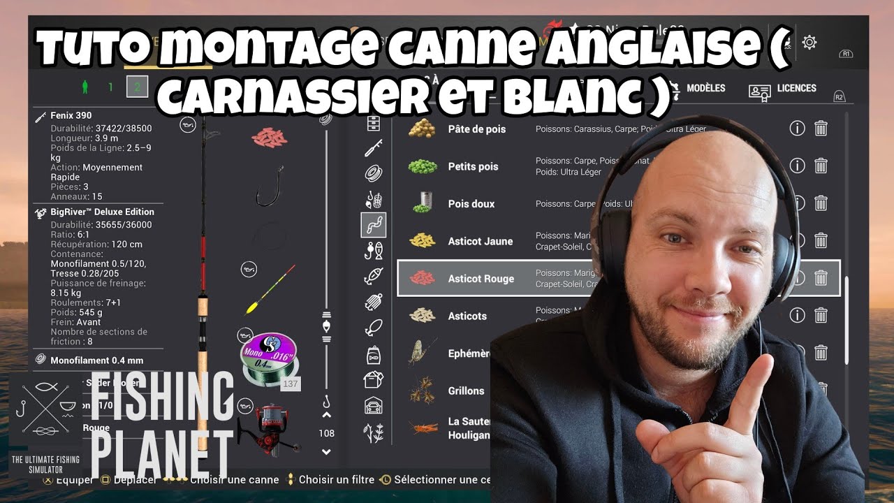 🔴TUTO FISHING PLANÈTE #2 Montage Canne Anglaise ( vif et appât )