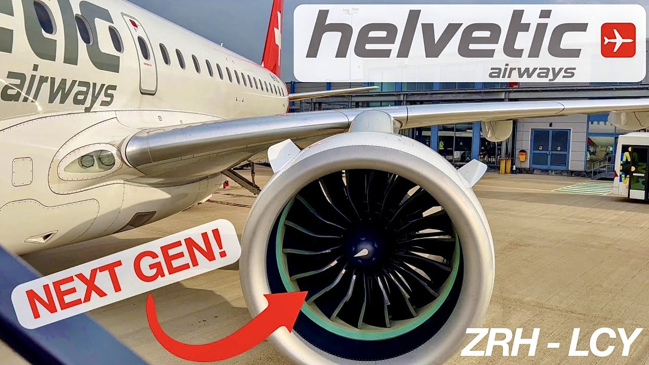 Helvetic Airways Embraer E190-E2 (ECONOMY REVIEW) Trip Report | Zurich to London City