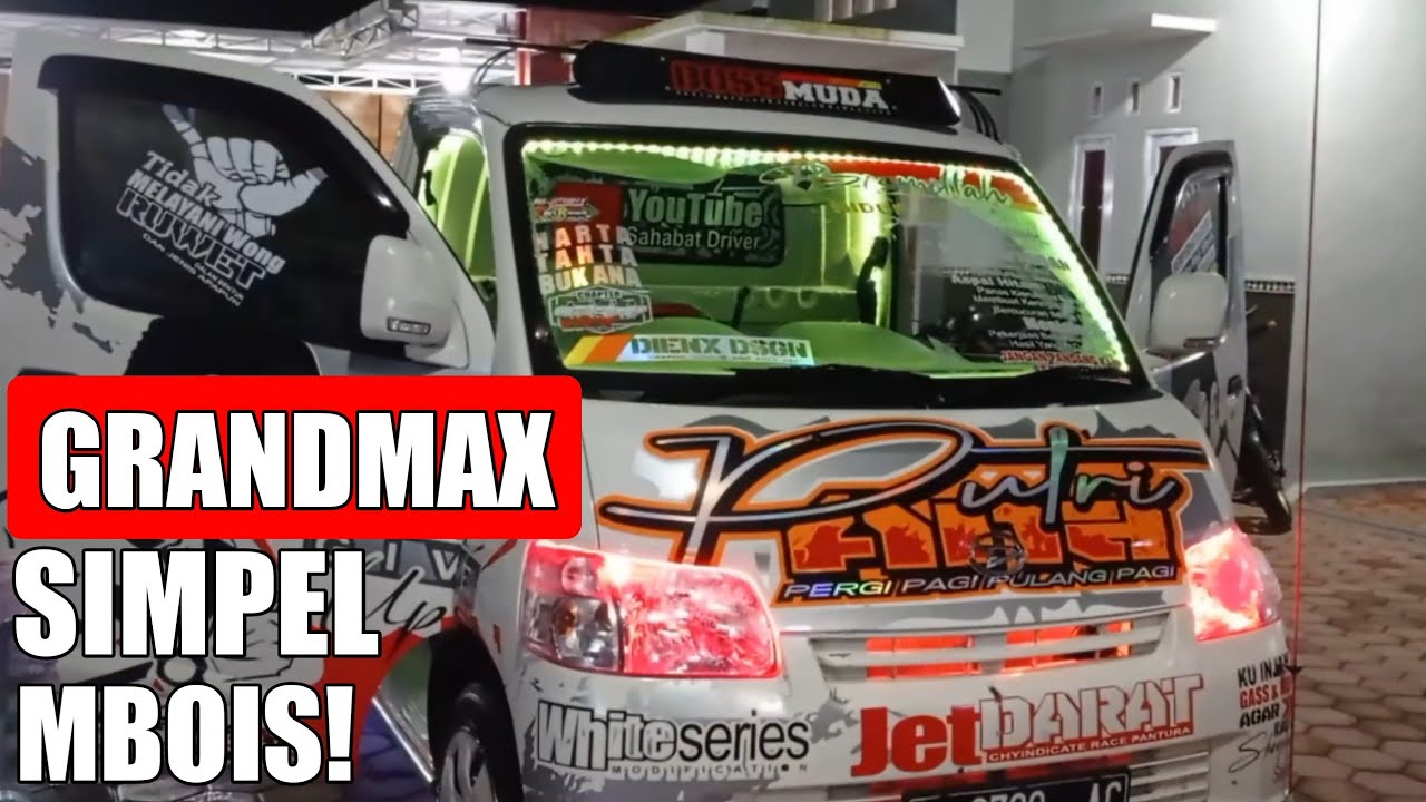 Modifikasi Pick Up || Grand Max Simpel Mbois  #BBOTO #GRANMAX #CAMPERVAN