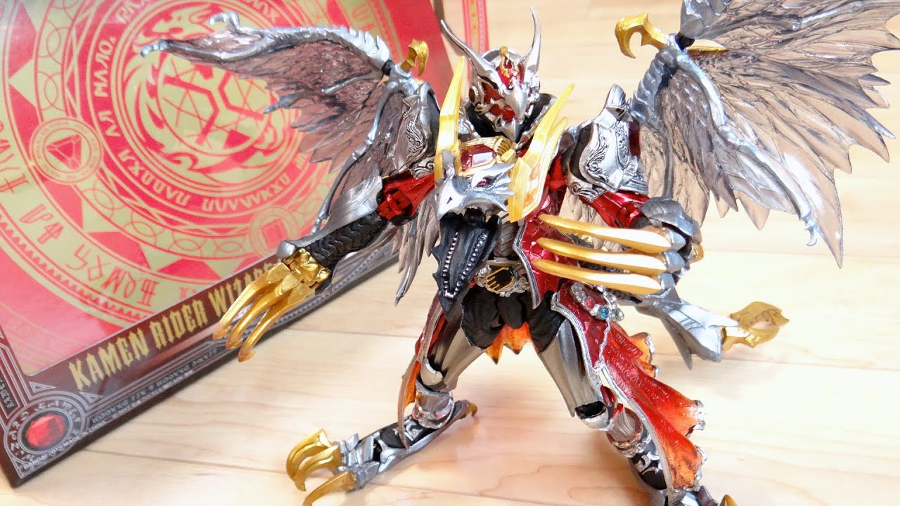 オールドラゴンにも換装！S.I.C 仮面ライダーウィザード フレイムドラゴン vol.71 レビュー！SICオリジナルのドラゴン状態にも変形！