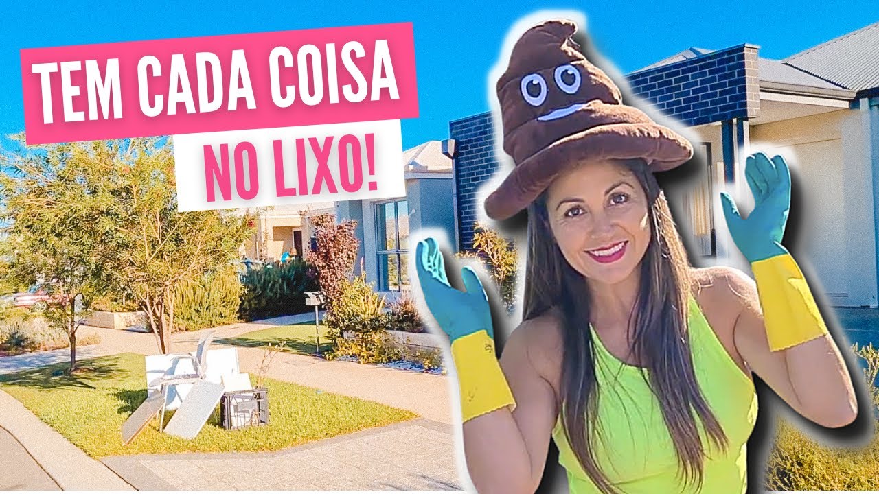 LIXO NA AUSTRÁLIA - REVIRANDO O LIXO EM BAIRRO RICO - Ep 20