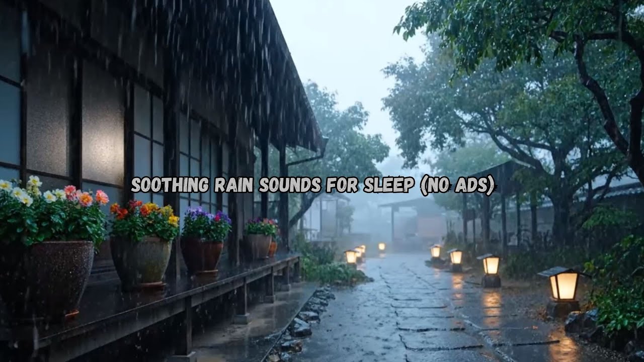 Soothing Rain Sounds for Sleep No Ads • Soft Rain for Anxiety & Depression Healing