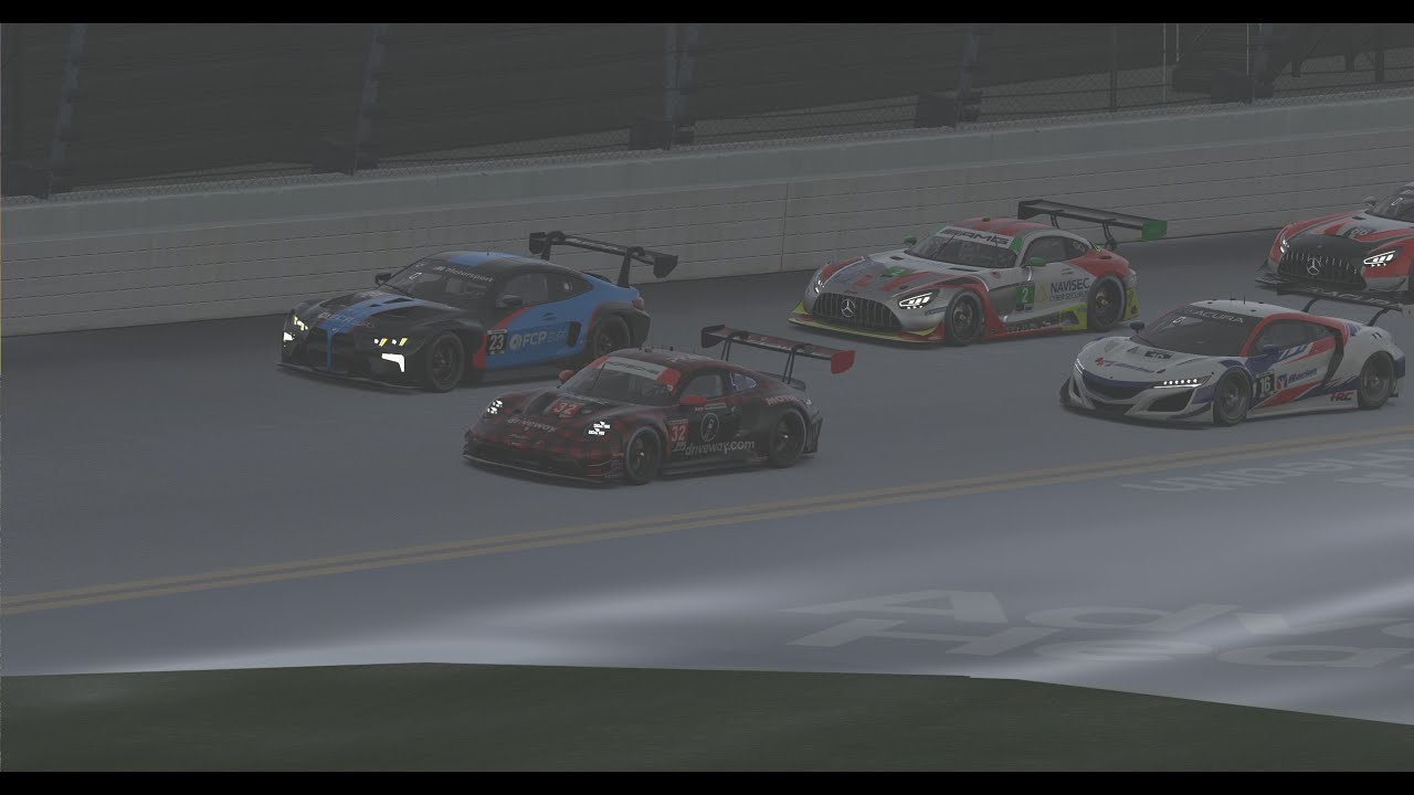 Iracing heavy rain solo race VS AI (Hard) [No commentary]