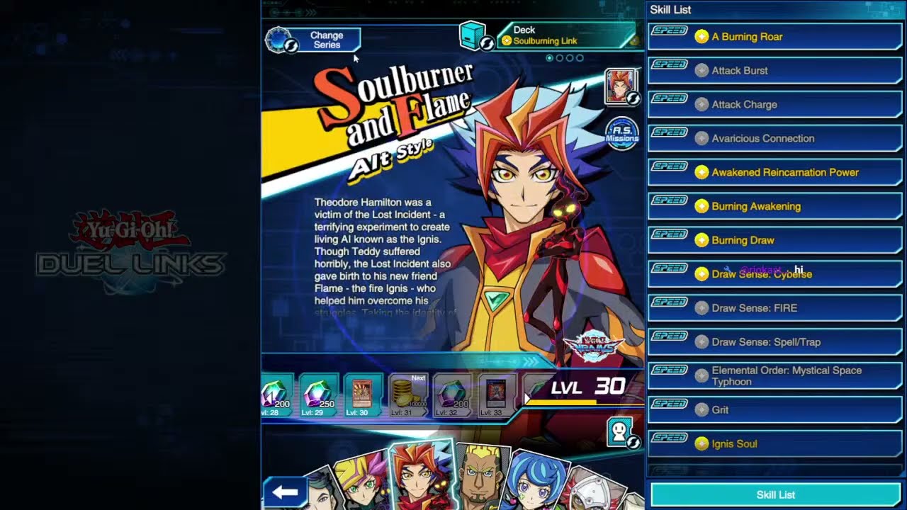 Trying to grind Quattro to Level 35 in Yu-Gi-Oh! Duel Links - Live