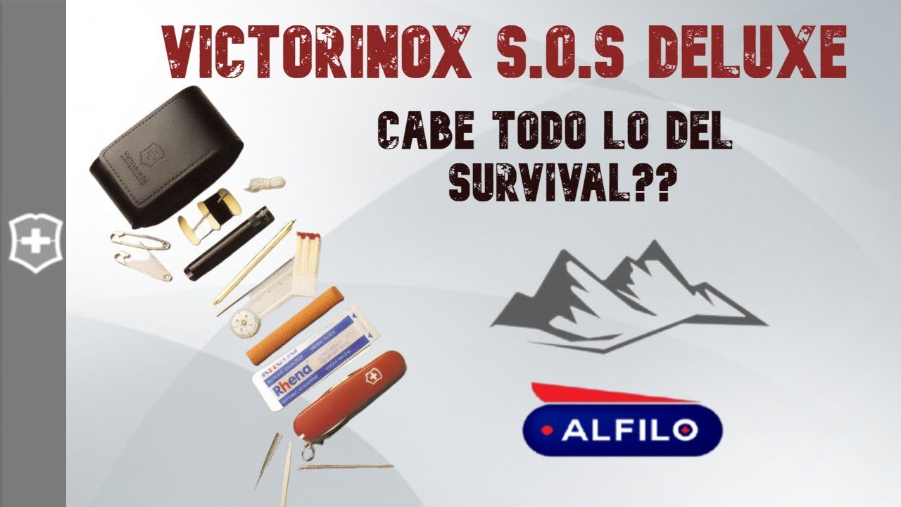 VICTORINOX S.O.S DELUXE RARO, LAS DOS CONFIGURACIONES