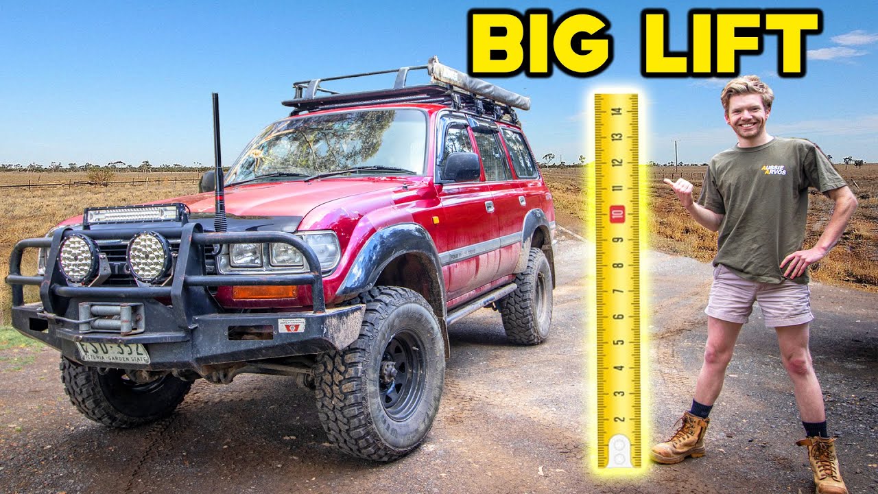 LAND CRUISER СТАНОВИТСЯ ОГРОМНЫМ! НОВЫЙ ЛИФТ, ШИНЫ, КОЛЕСА И ПОЛНЫЙ ПРИВОД ГОТОВ К ПУТЯМ