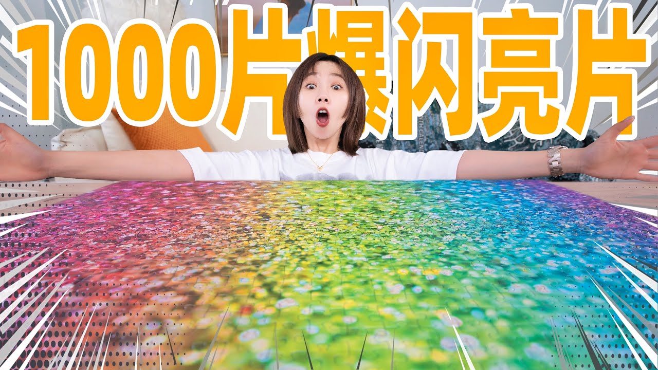 1000片彩色闪片！崩溃7小时！史上最乱拼图？！| Puzzle