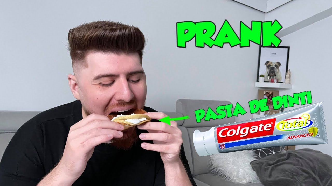 I-AM FACUT UN PRANK IUBITULUI MEU - CLATITE CU PASTA DE DINTI