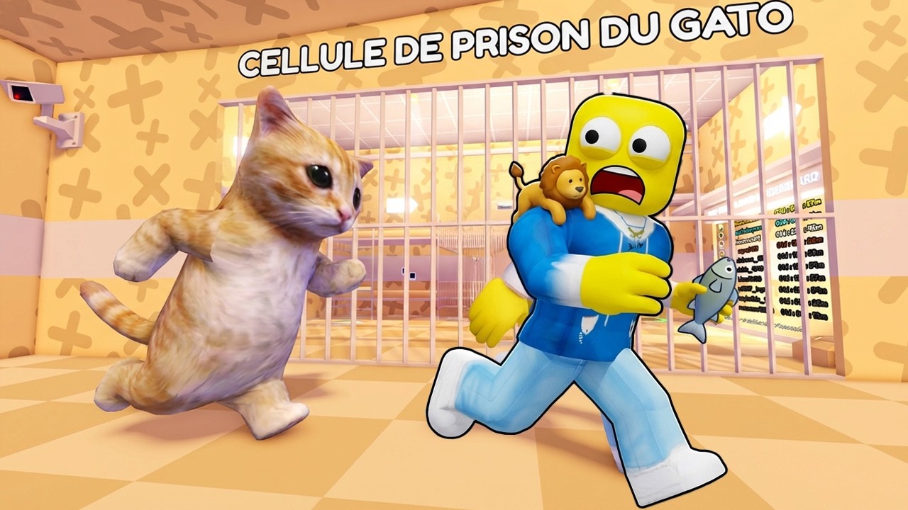 S'ECHAPPER DE LA PRISON DU CHAT EL GATO ENORME DANS ROBLOX