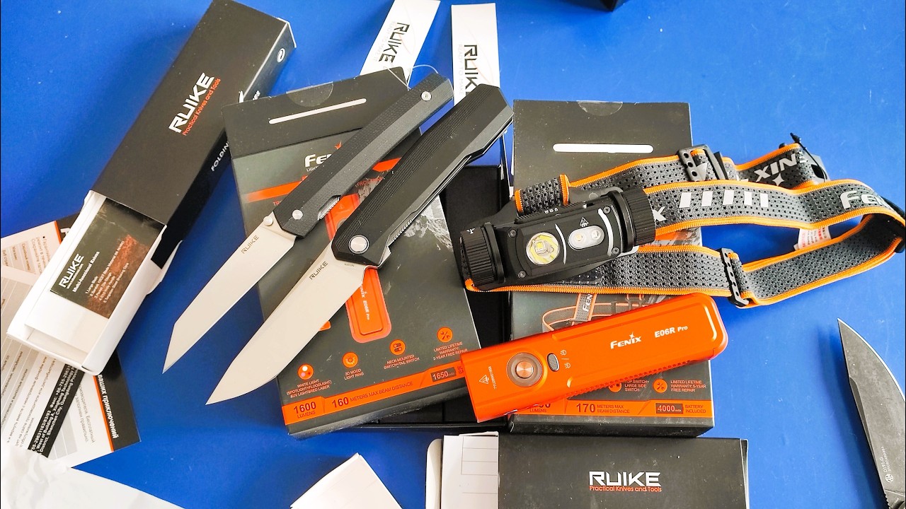 2.0 Стоящая распаковка НОВИНОК 2026 #unboxing #fishing #hunting #edc #tactical #knife #flashlight