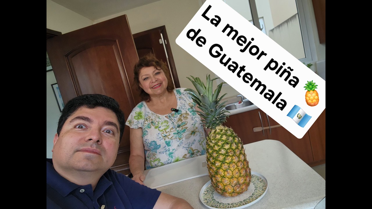 Probando la 🍍Piña Más Dulce de Guatemala 🇬🇹