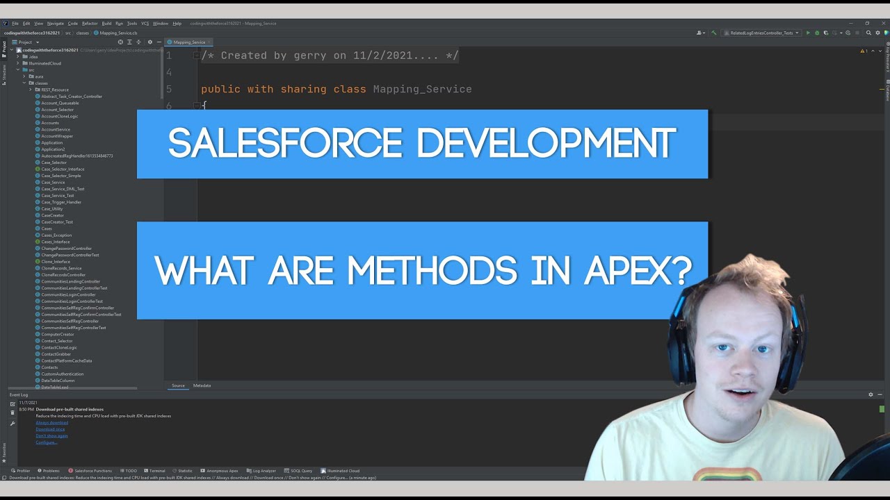 Учебное пособие для разработчиков Salesforce - что такое метод в Apex?