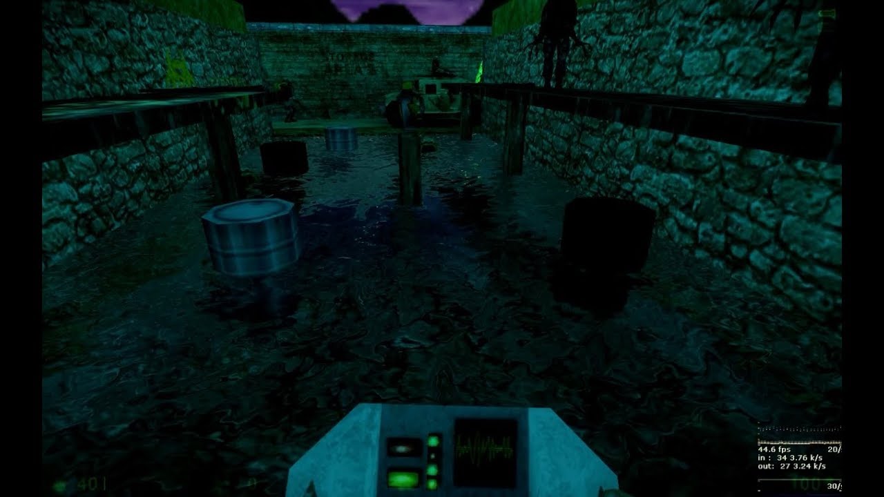 hl 1 dccoop - prueba de agua con reflejos metarender