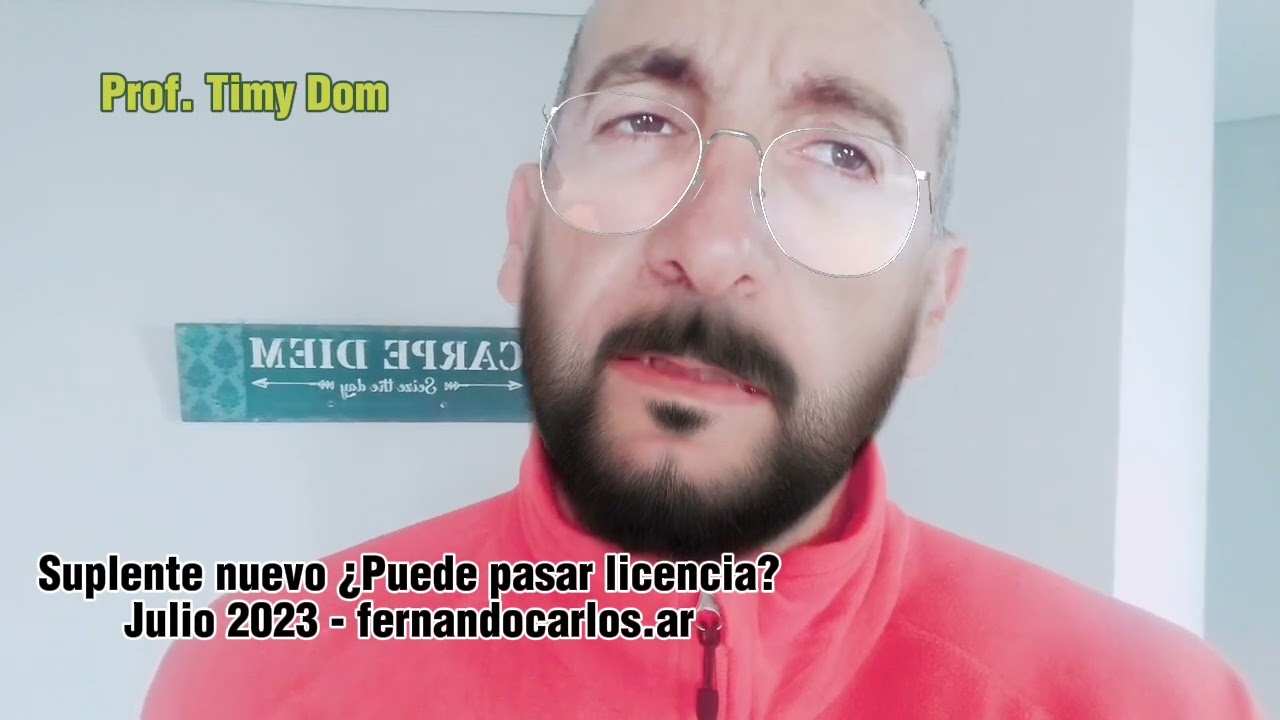 Nueva suplencia ¿puedo pasar licencia?
