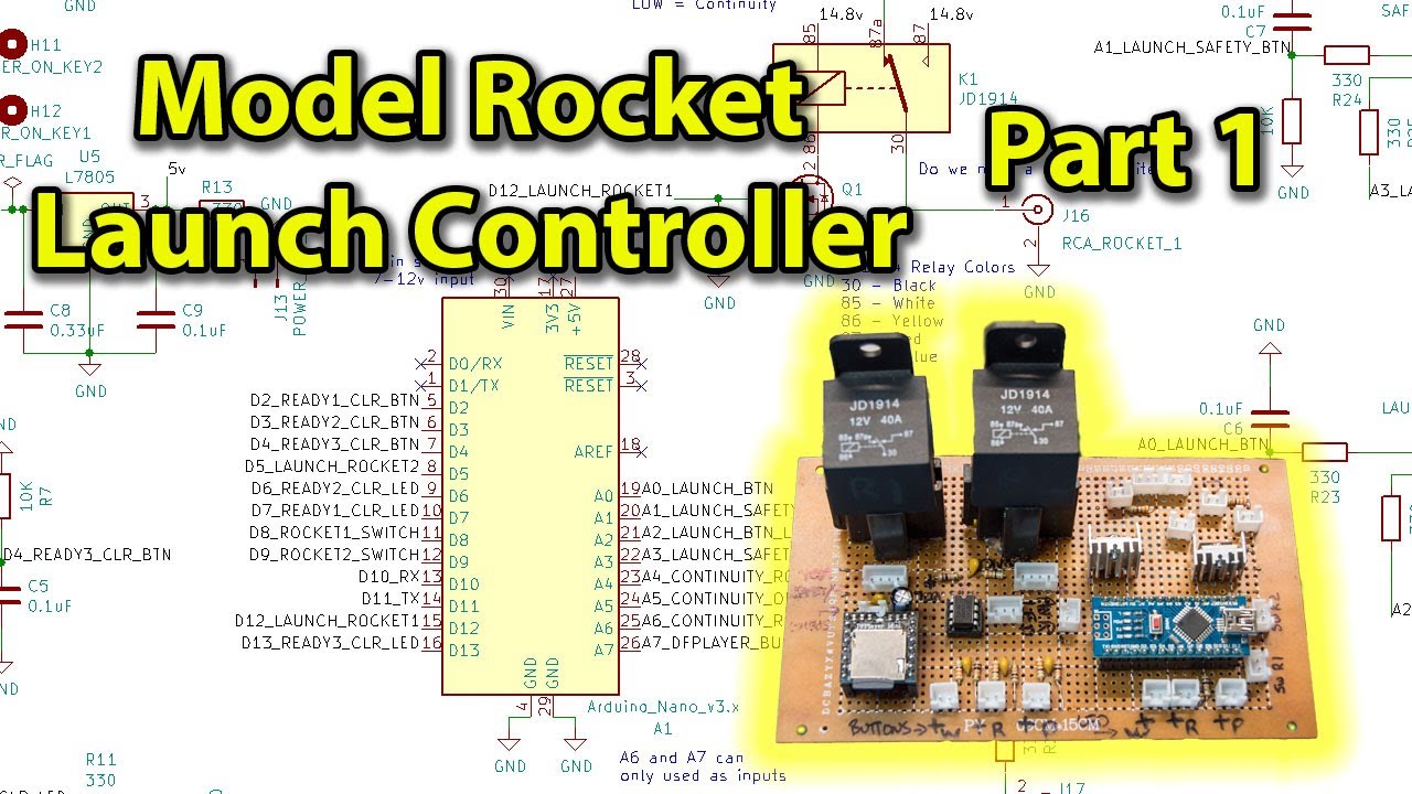 Model Rocket Launch Controller Project - Part 1