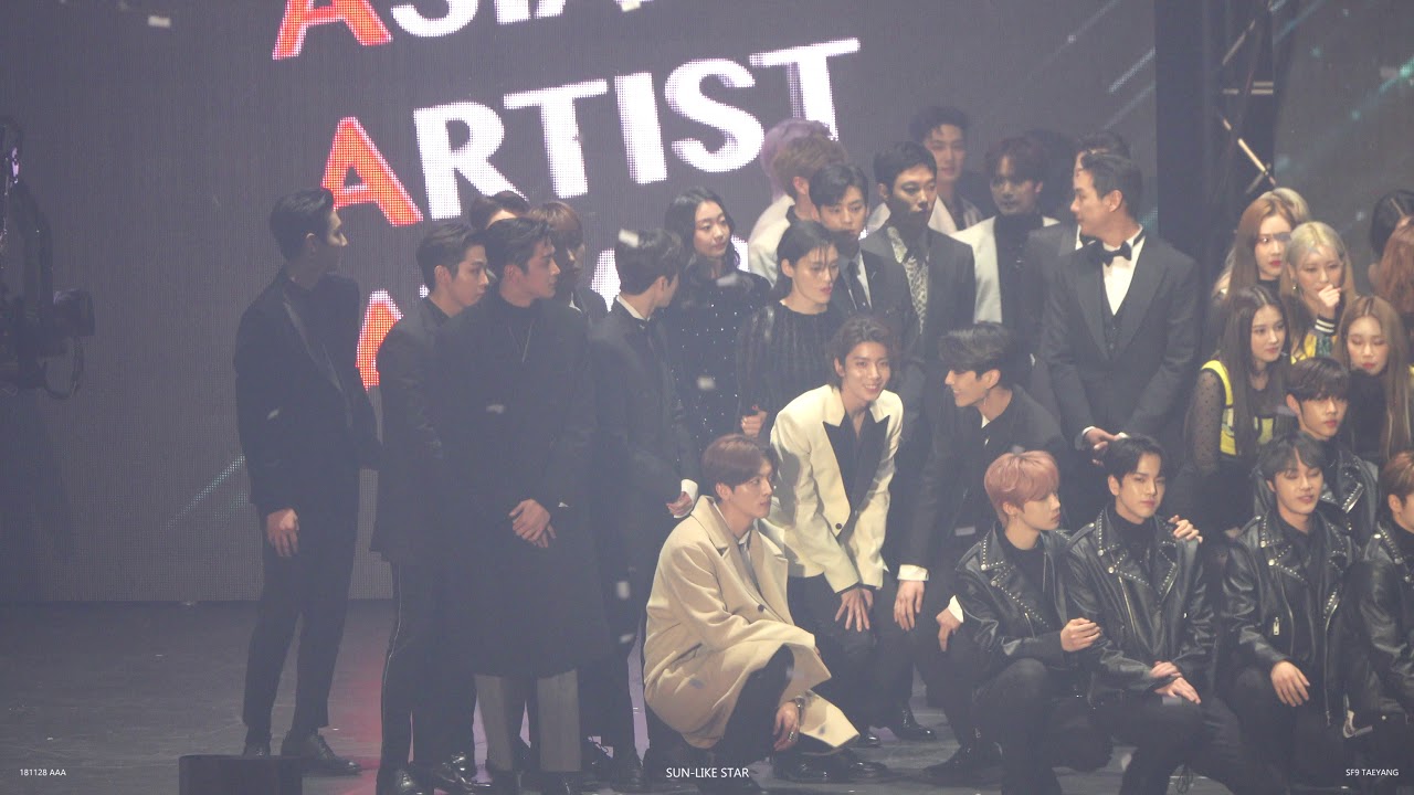 181128  AAA SF9 엔딩(태양 FOCUS)