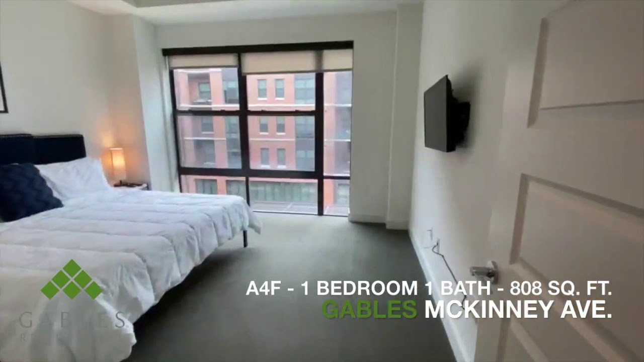 Gables McKinney Avenue 1bd/1ba 808sq.ft. walk-through