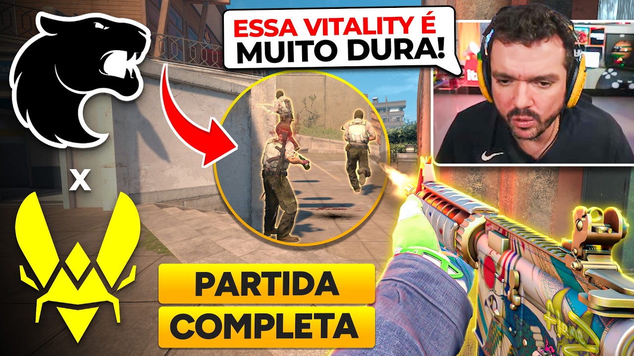 ESSA VITALITY É DURA! - FURIA x VITALITY - IEM KRAKÓW - PARTIDA COMPLETA
