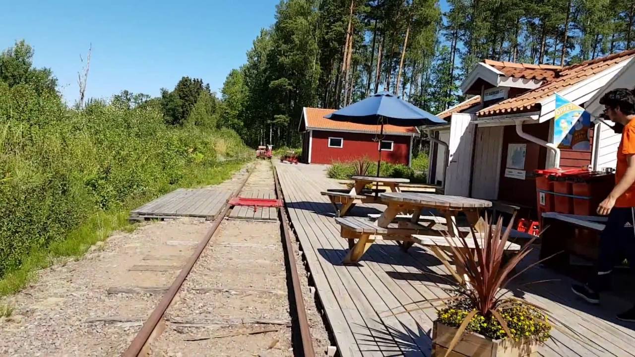 Cykla dressin på Smalspåret, Hultsfred - Målilla