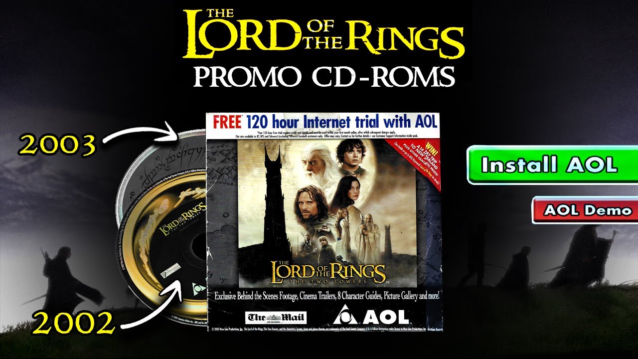 Exploring LORD OF THE RINGS Promotional CD-ROMS From The 2000s | A Middle-Earth Nostalgia Trip!
