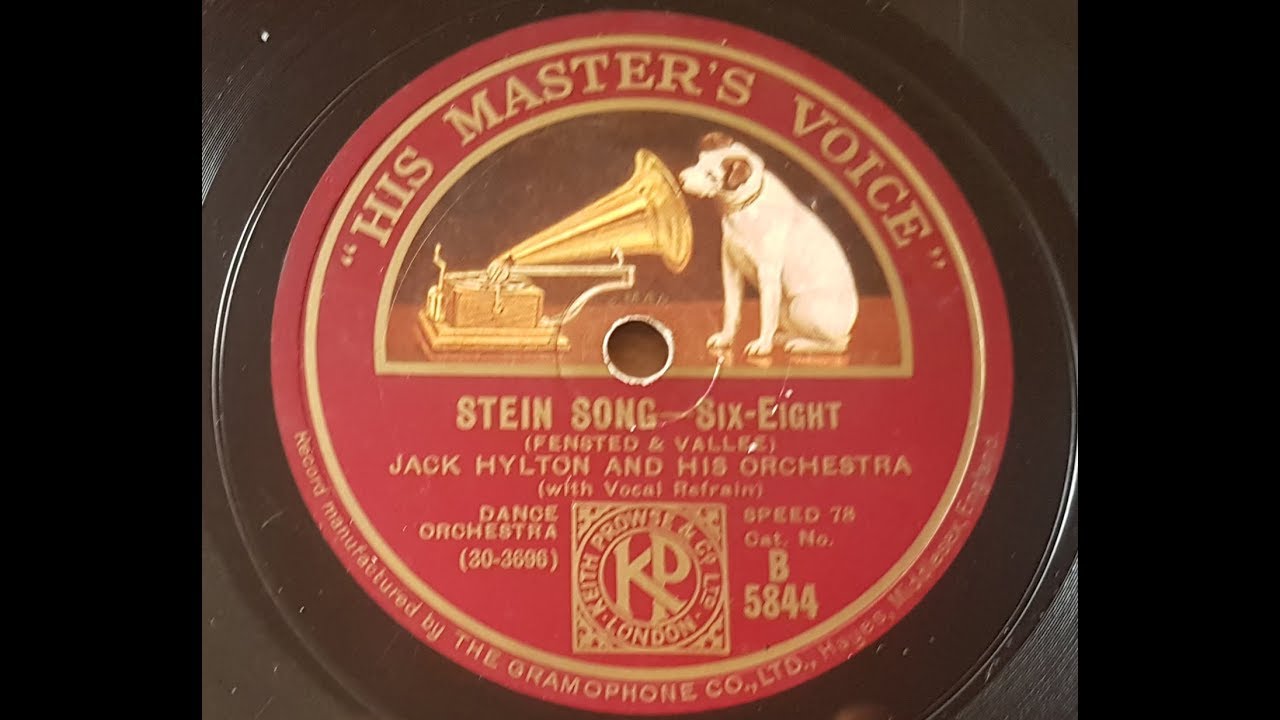 Jack Hylton and his Orchestra 'Stein Song' 1930 78 rpm