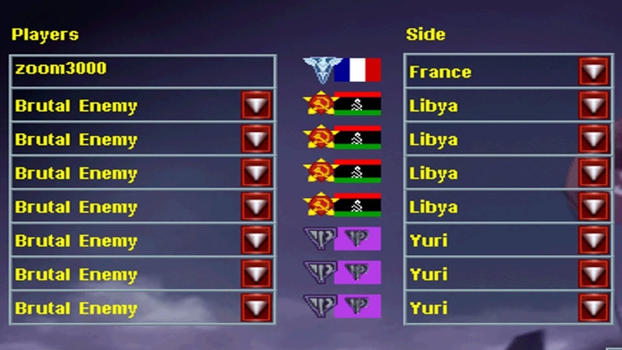 Red Alert 2 | Hard Enemies With No Superweapons