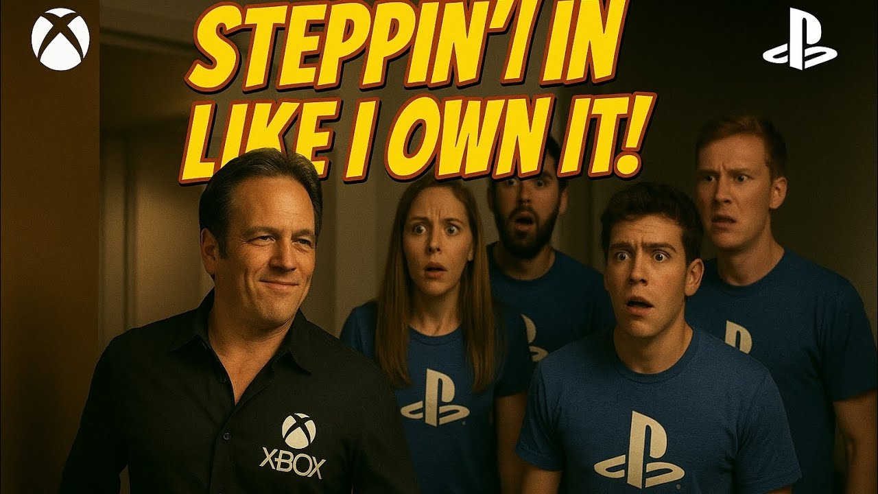 Phil Spencer CRASHES the PLAYSTATION  Party.