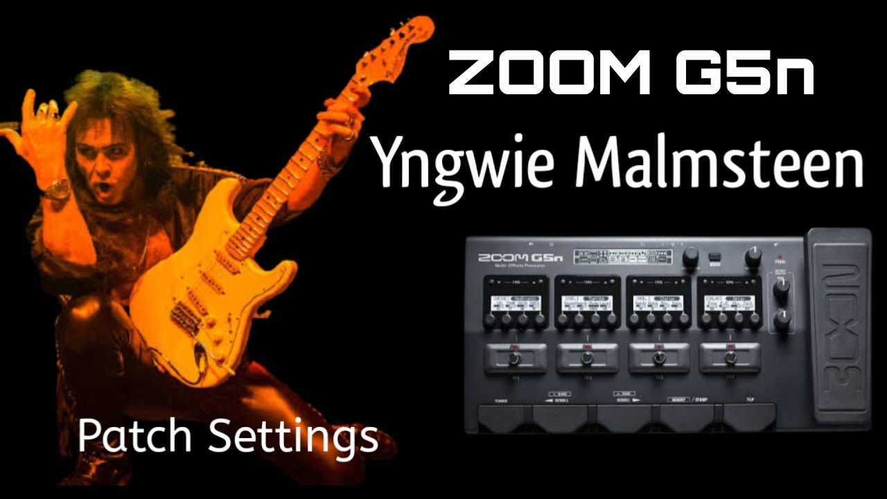ZOOM G5n Overdrive - Yngwie Malmsteen style / G3n, G3xn, G1 Four, G1x Four