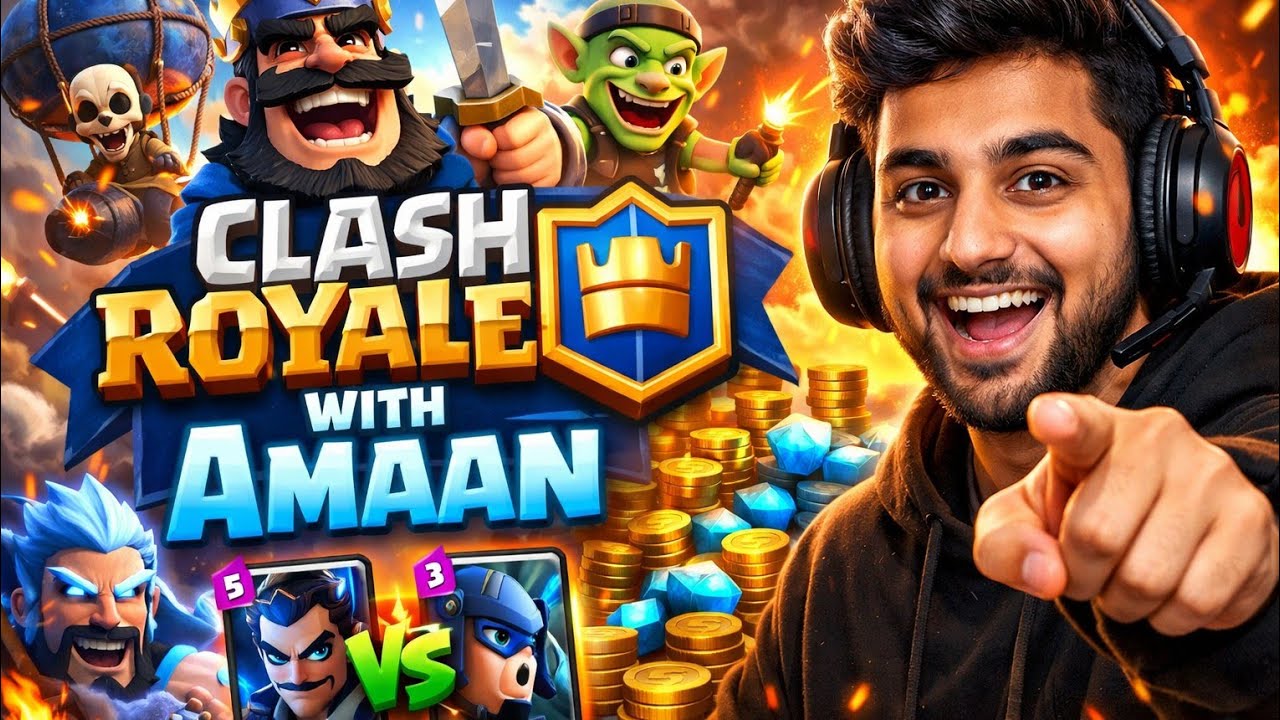Clash Royale With Amaan | Road To 1000 Subscribers