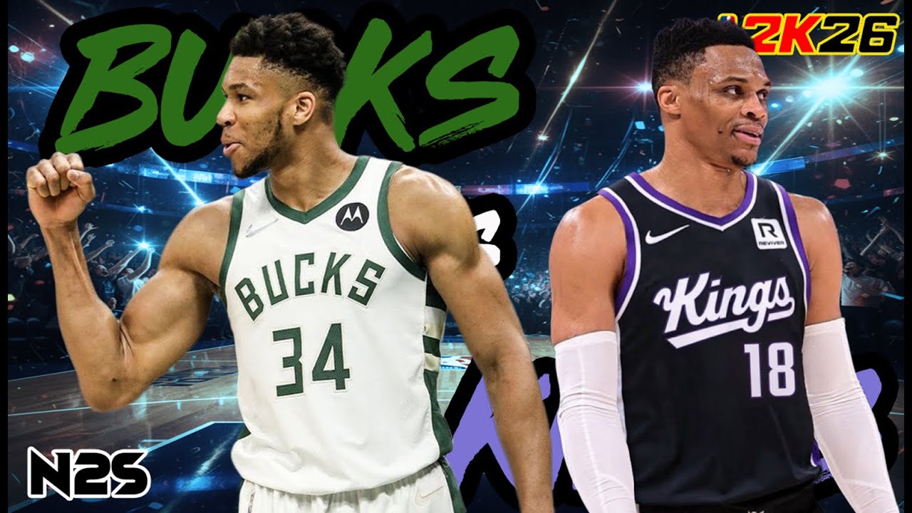 BUCKS vs KINGS - Full GAME - 4K Realistic SIMULATION | NBA 2K26