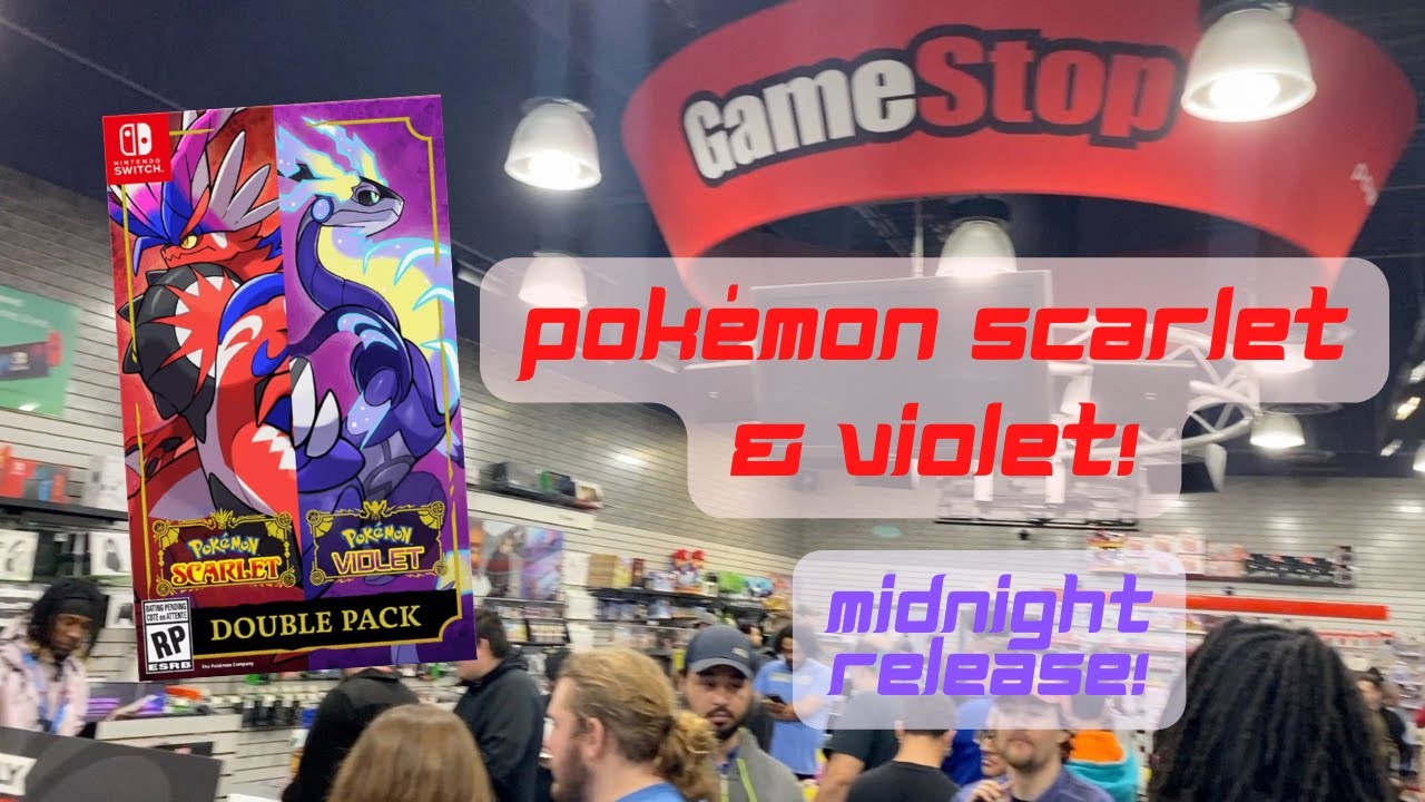 Pokémon Scarlet & Violet Midnight выходит на GameStop!