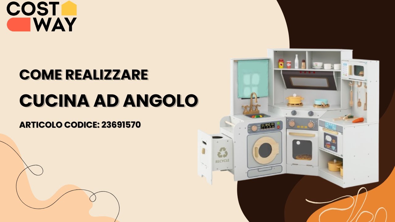 Come realizzare questa cucina ad angolo?