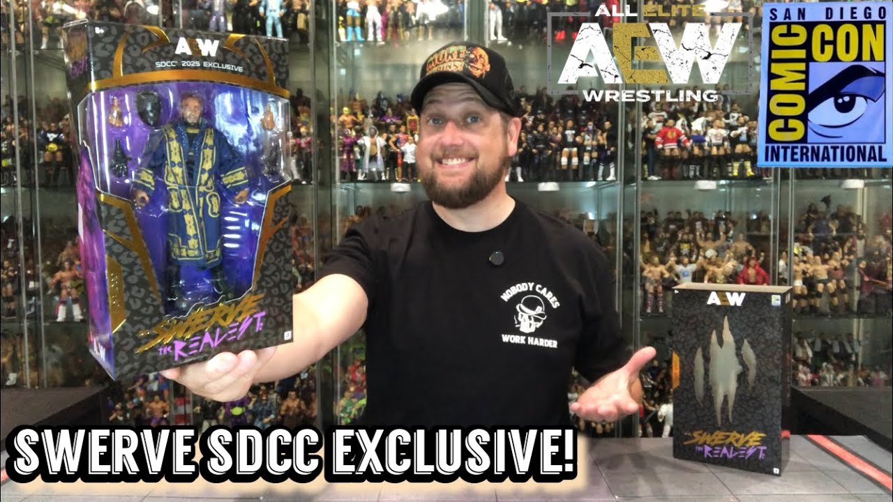 Swerve Strickland SDCC 2025 1/1000 Exclusive Unboxing!