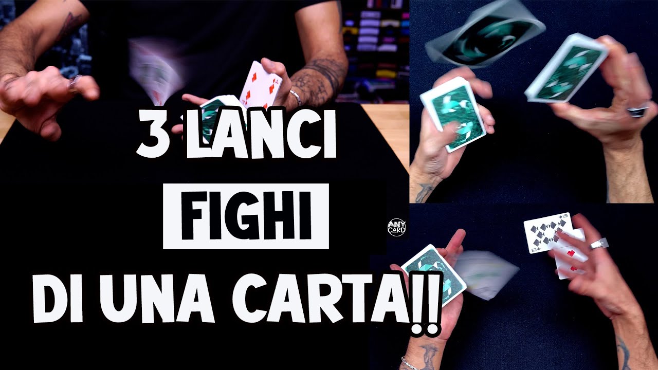 3 SHOTS TUTORIAL!! \\ 3 MODI FIGHI di lanciare una CARTA