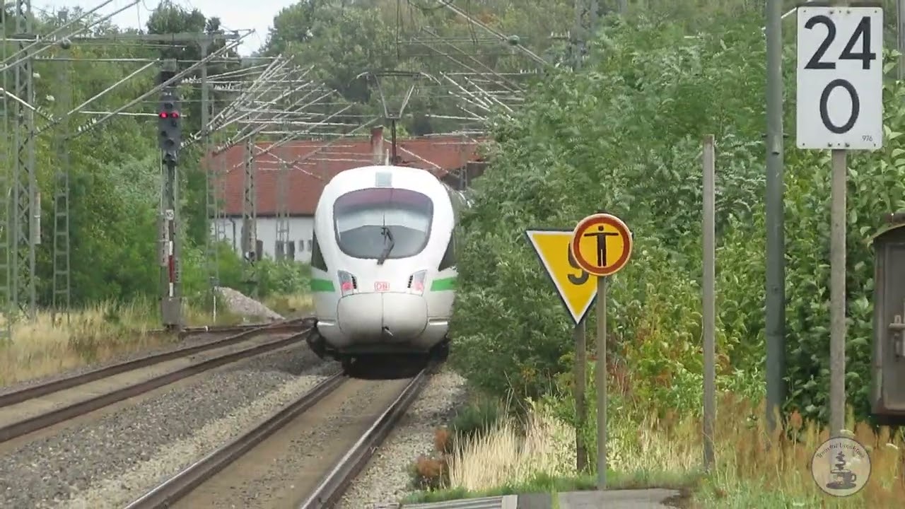 Train For Breakfast #411  - BR411  x2  with ICE in Gunzenhausen [ 08.2023 ]