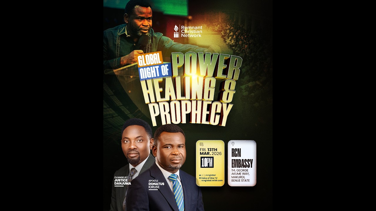 GLOBAL NIGHT OF POWER , HEALING AND PROPHECY || APST. DONATUS  || 13TH  MARCH. 2026
