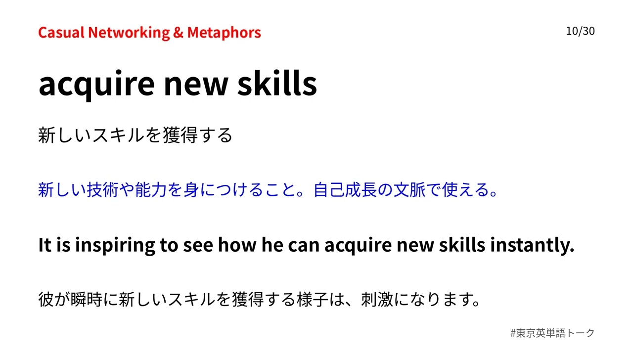 カービィについて語るビジネスフレーズ聞き流し#東京英単語トーク 