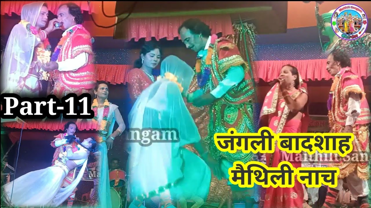 Jangli Badashah Maithili Nach || जंगली बादशाह मैथिली नाच || Part-11