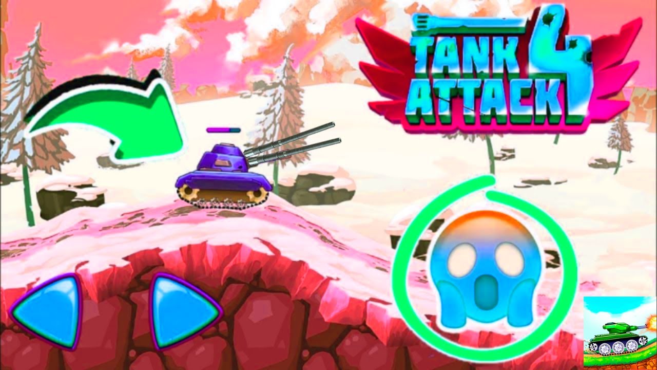 Tank Attack 4 mod (unlim money) apk-  Gameplay_2 Android/IOS