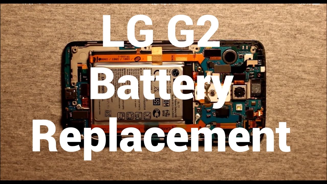 Замена аккумулятора LG G2