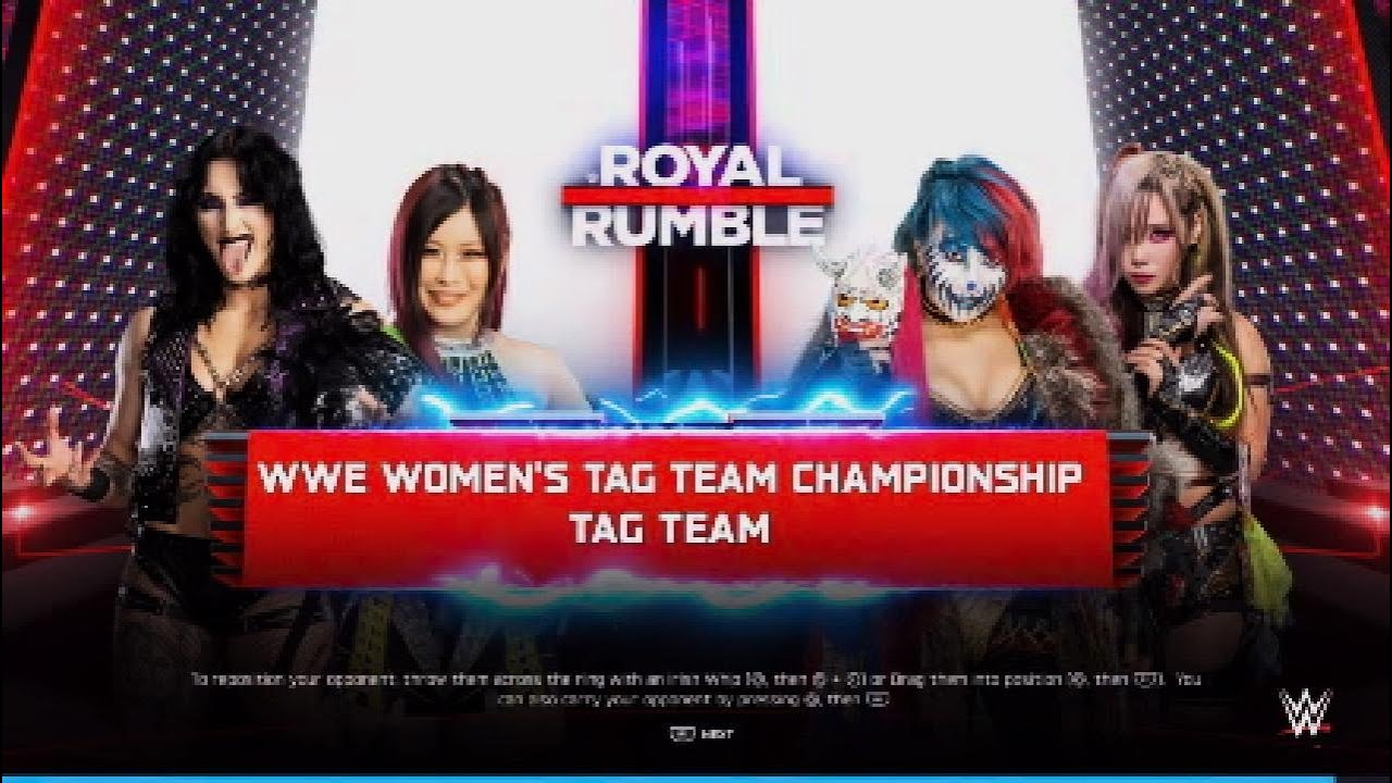 WWE Royal Rumble 2026| Kabuki Warriors vs Rheo: Women's Tag Team championship match WWE2K25