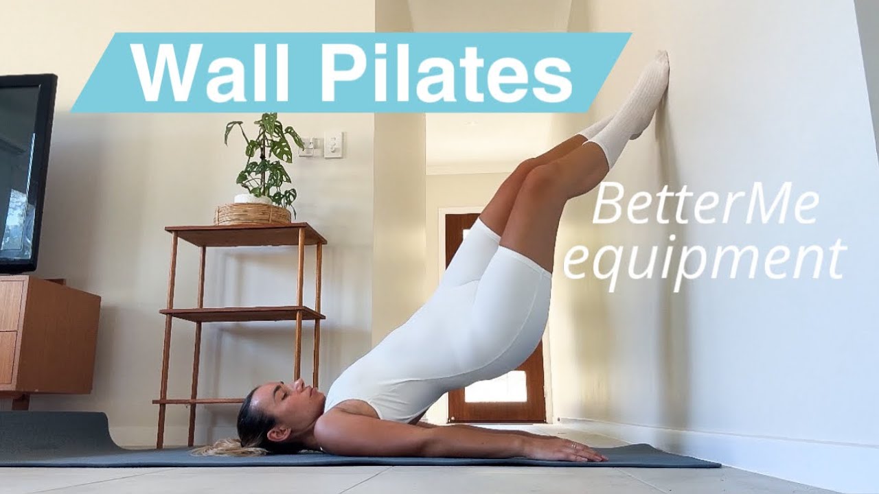 12 MIN FULL BODY WALL PILATES WORKOUT WITH WEIGHTS | BetterMe Pilates Equipment